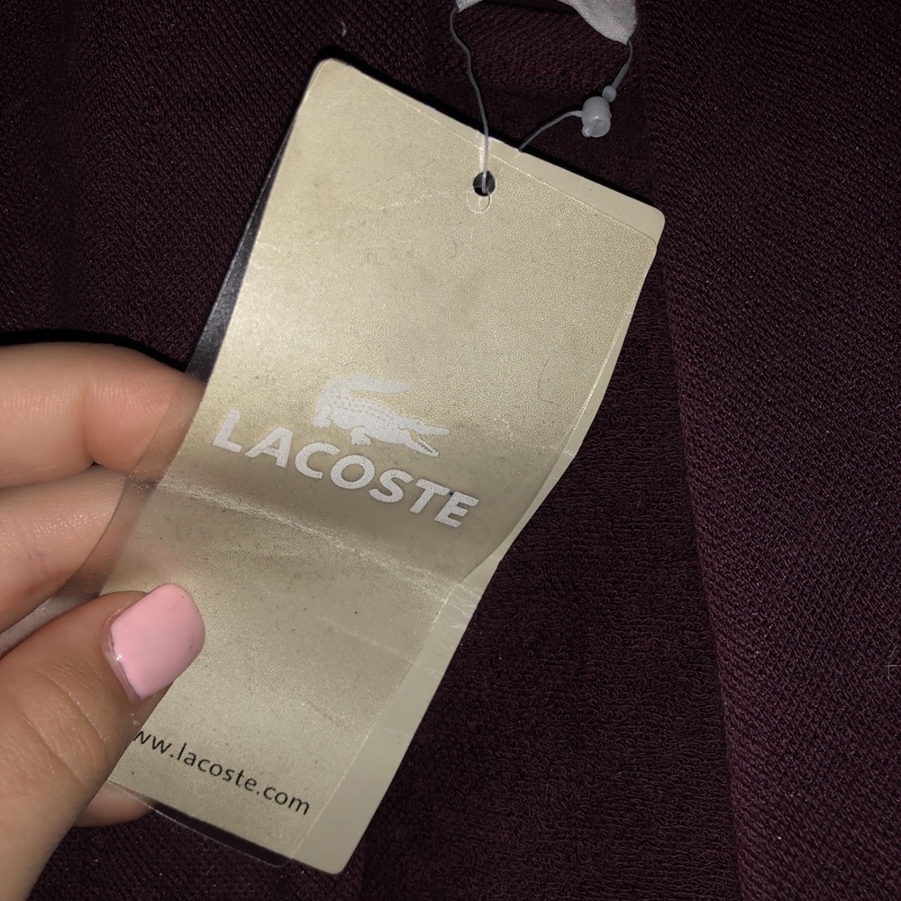 Burgundy Lacoste Men’s Bath Robe